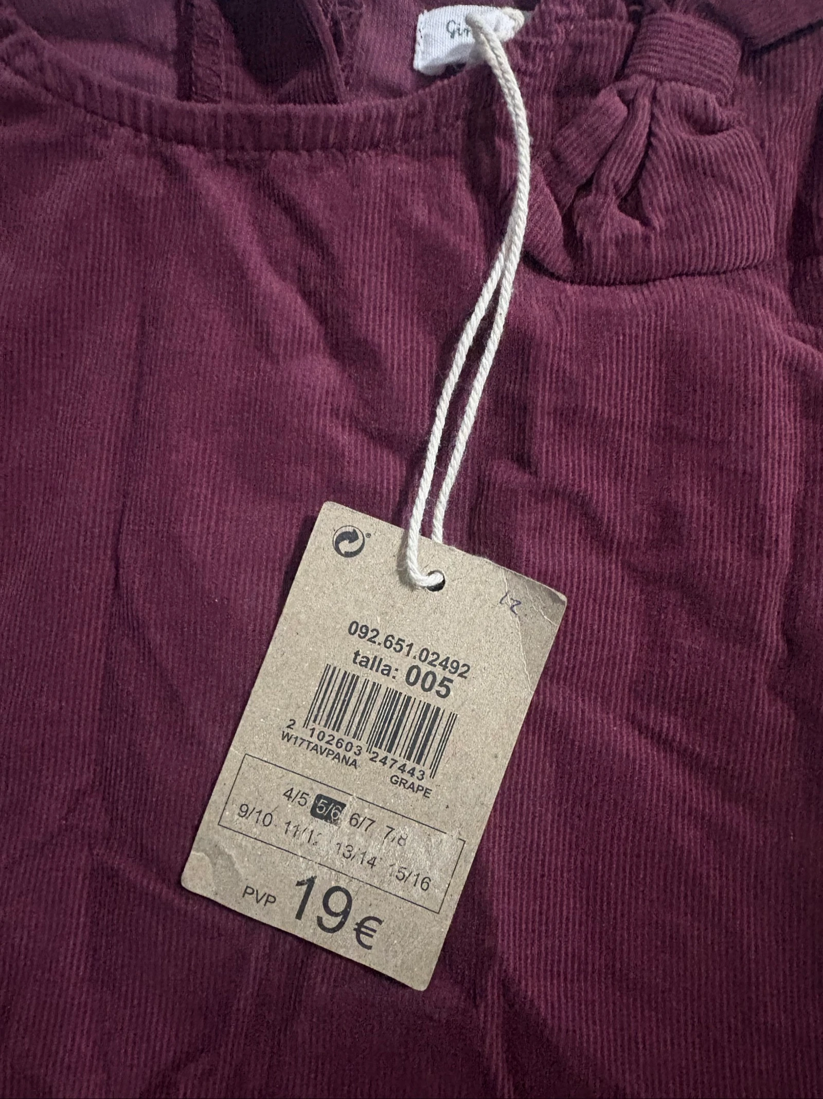 * Vestido de pana para niña con etiqueta / Brand new with tags. – photo 4